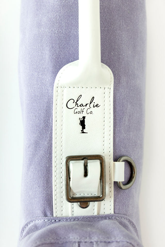charlie golf co lavender kids golf bag