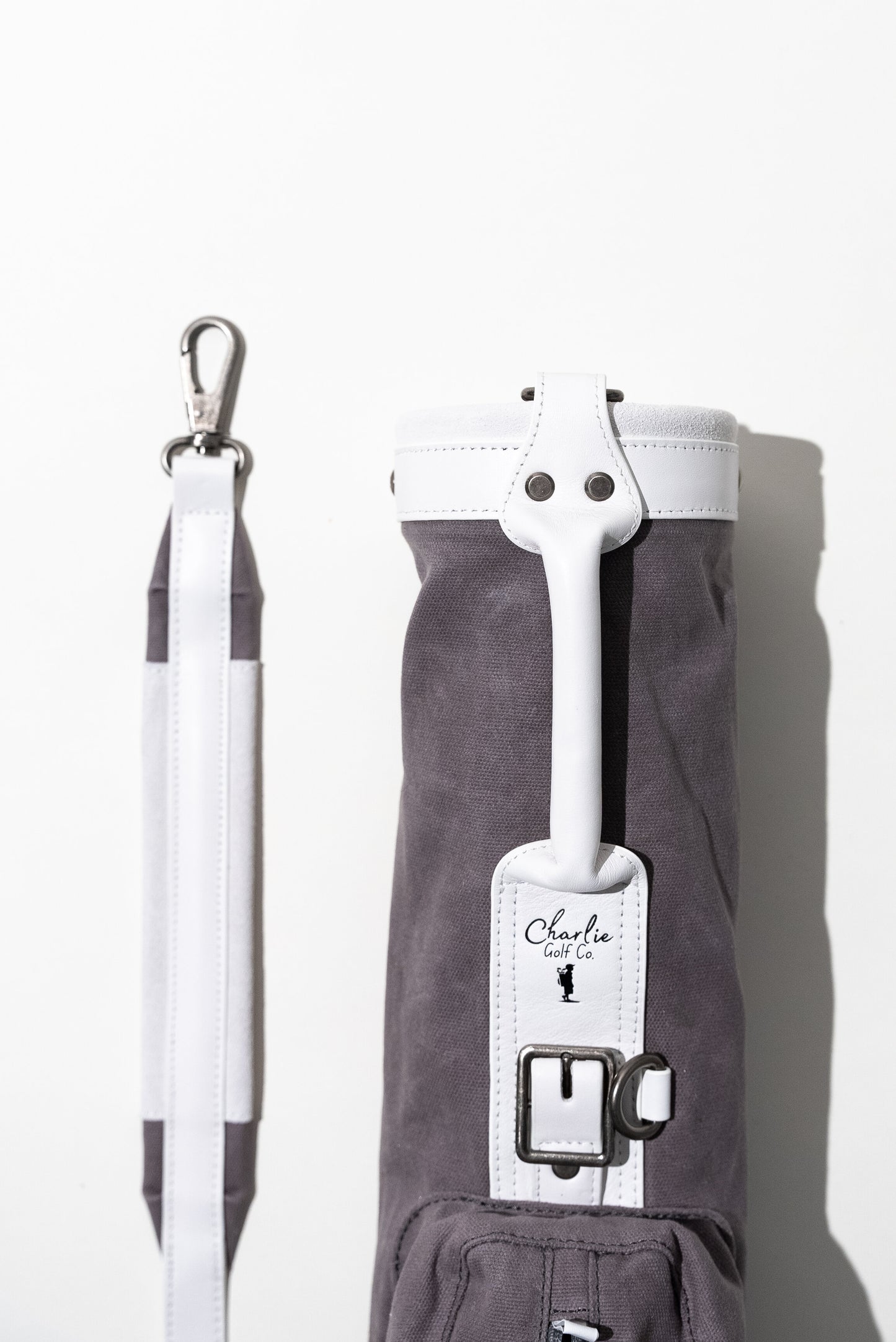 Grey kids golf bag