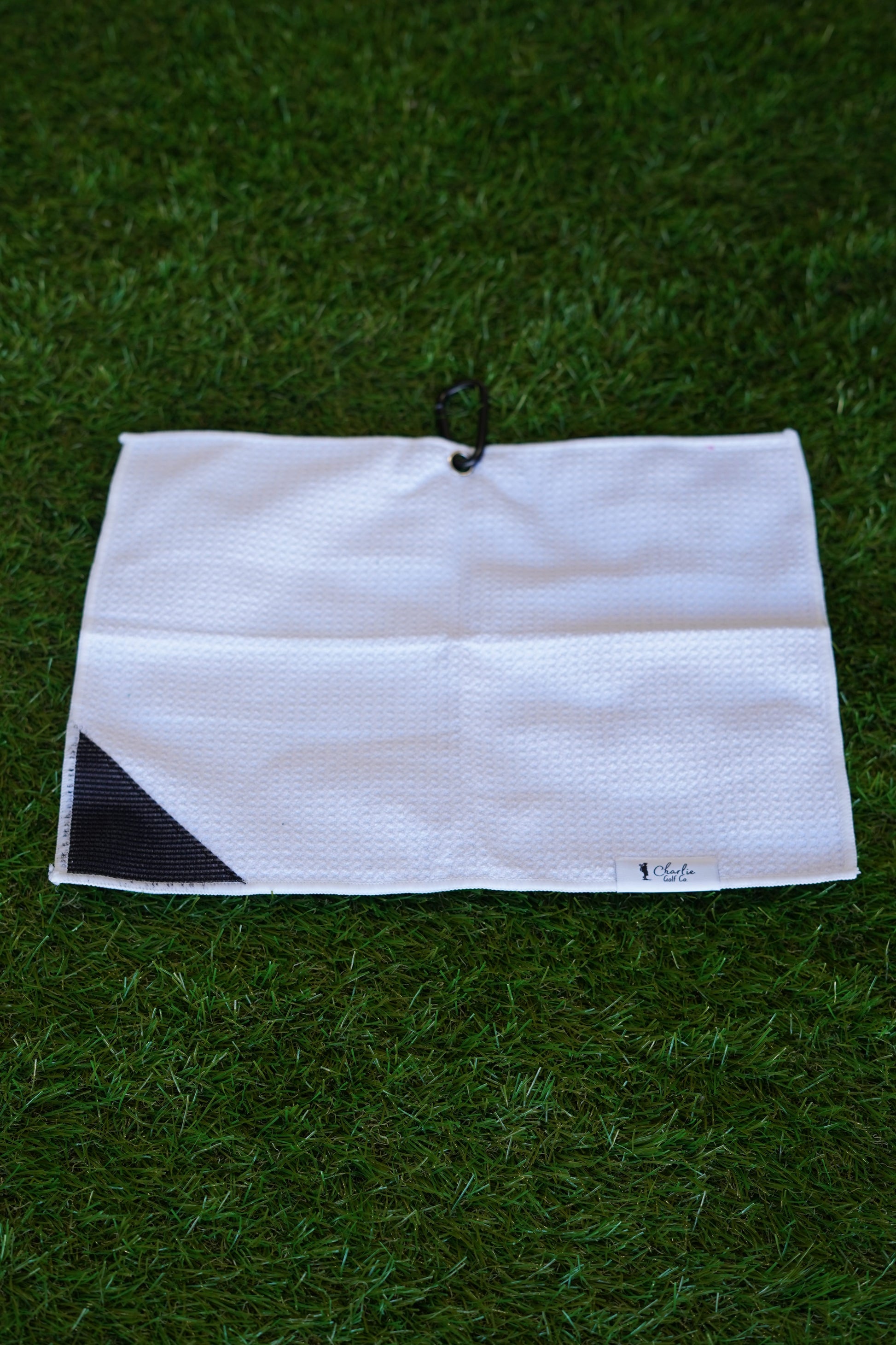 white kids golf towel