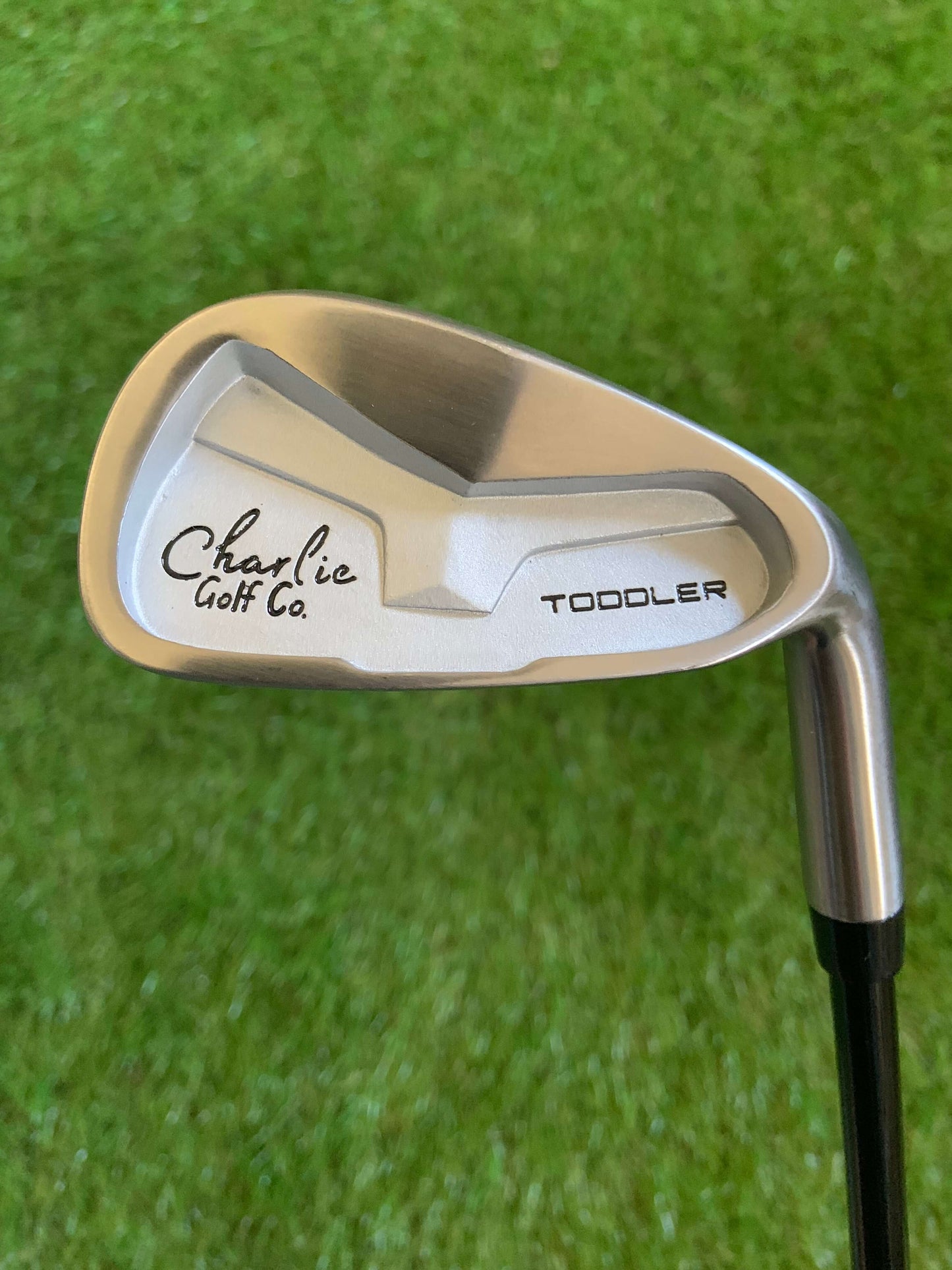 back of charlie golf co toddler golf club