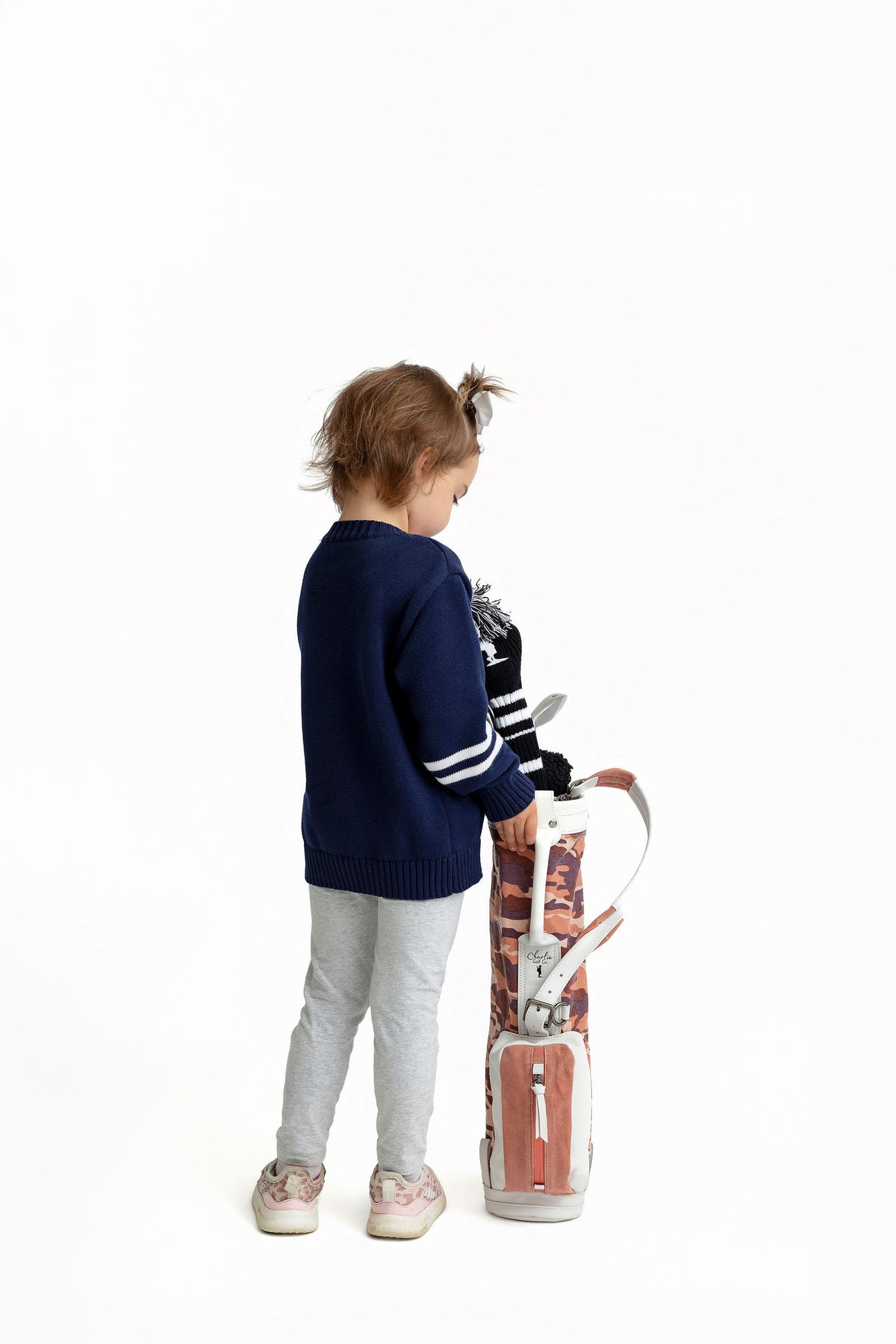 The Emma | Pink Camo Kids Golf Bag