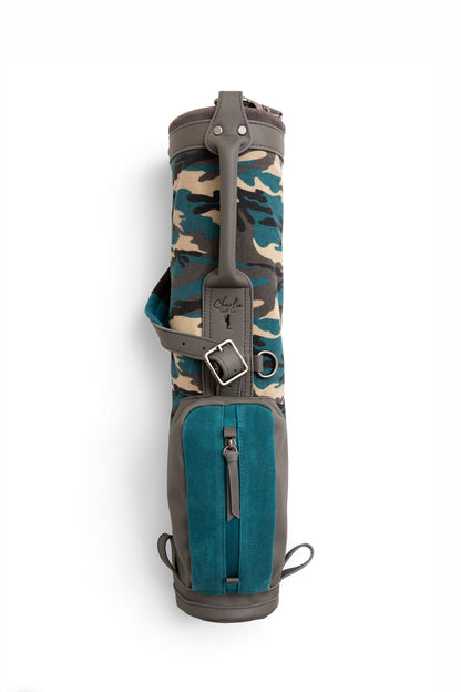 blue camo kid golf bag