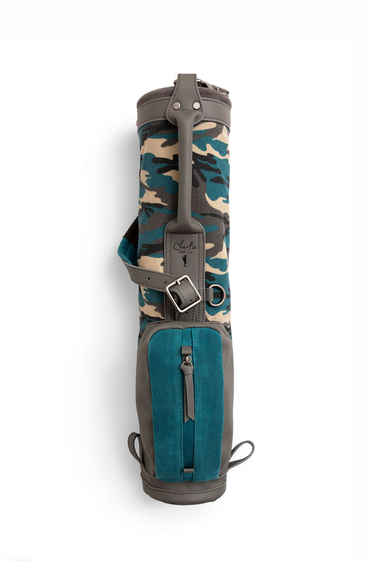 blue camo kid golf bag