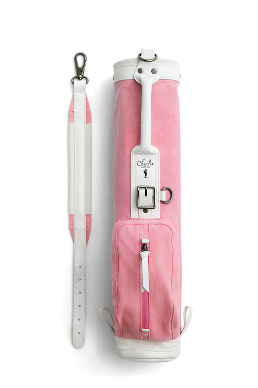 pink kids golf bag