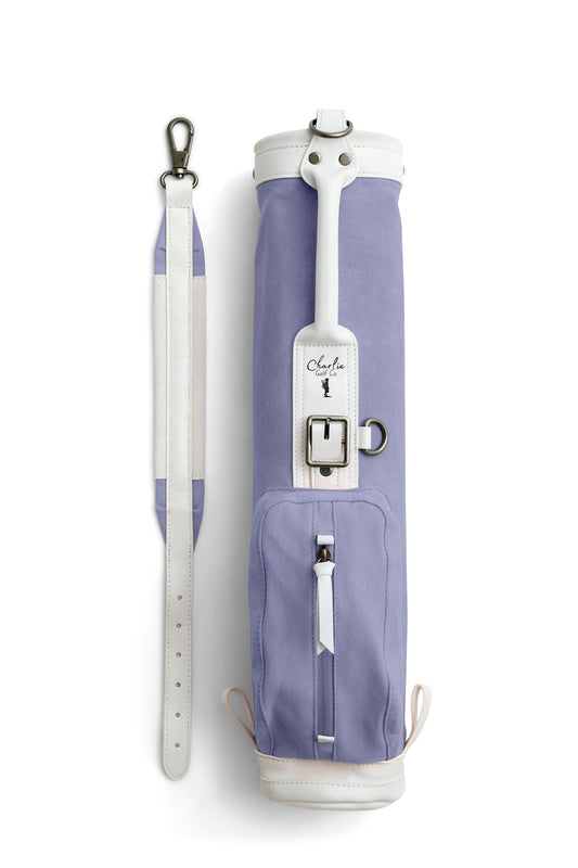 kid golf bag lavender purple
