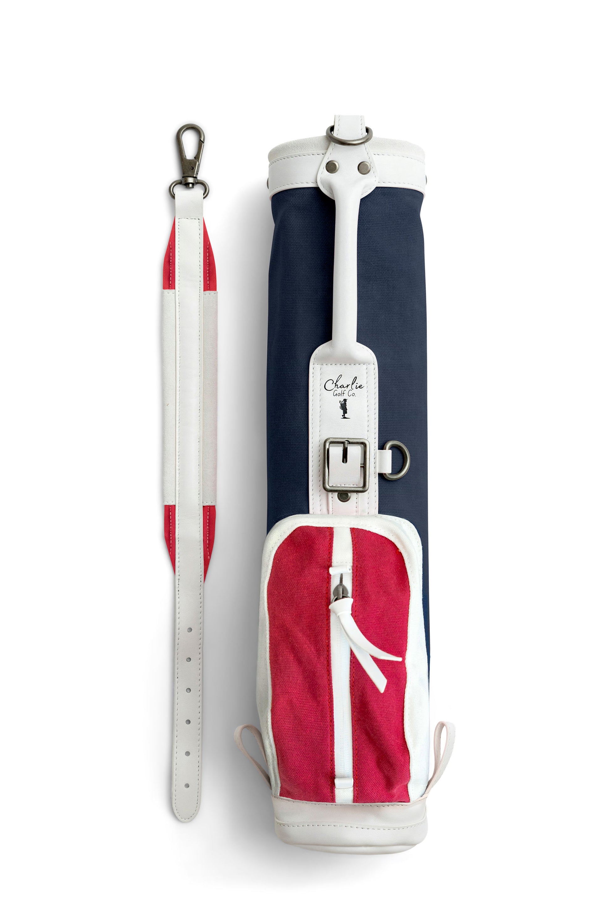 red white blue kids golf bag