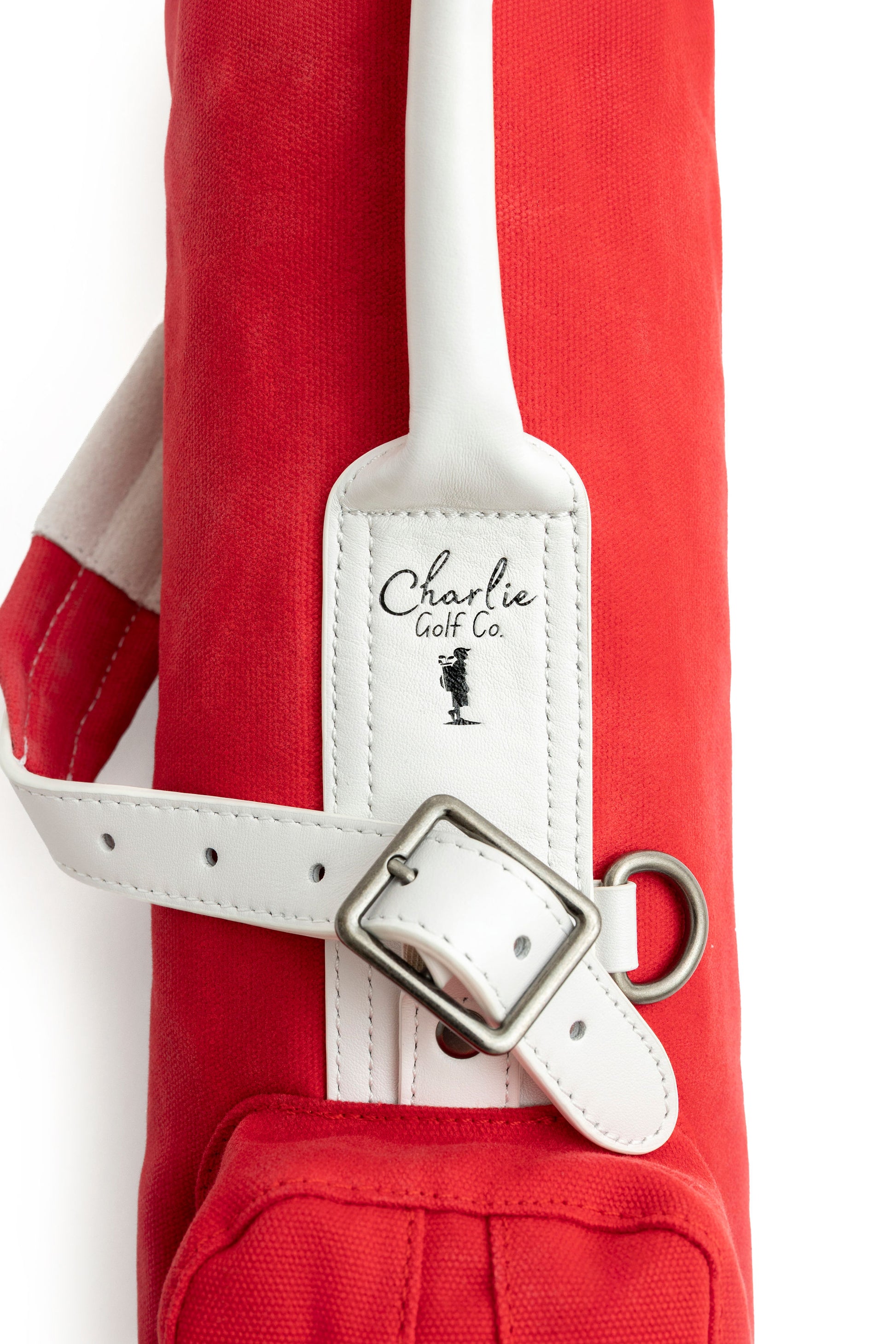charlie golf co red kids golf bag