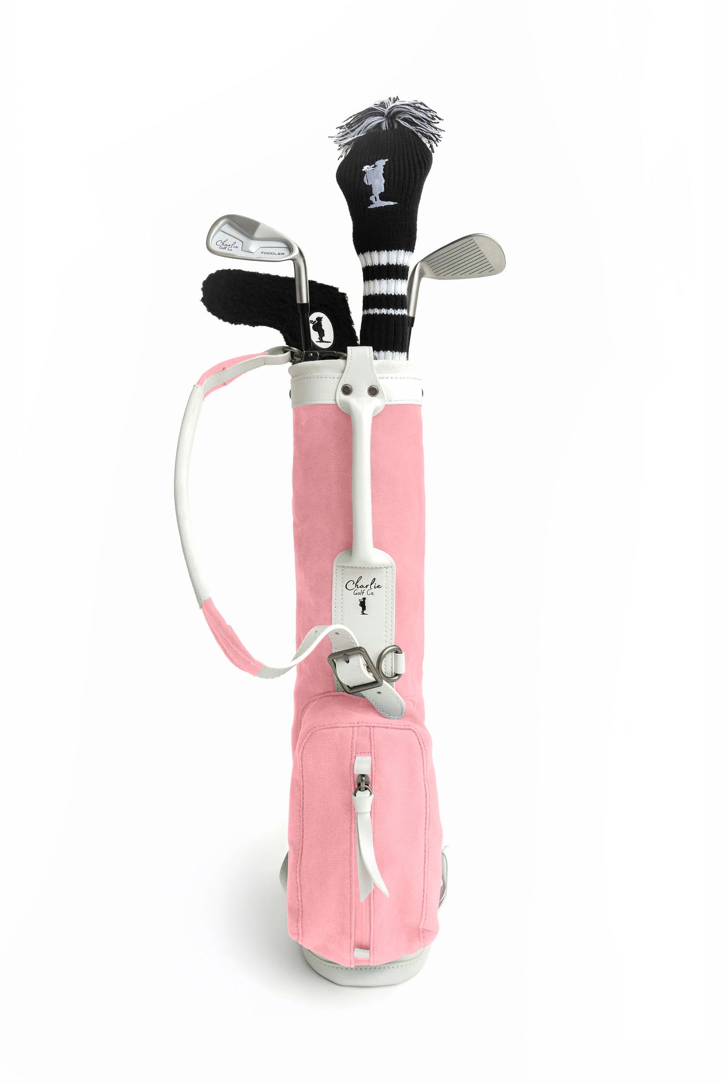 pink kids golf set