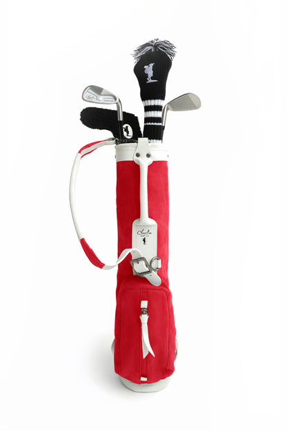 red kids golf bags with toddler golf clubs