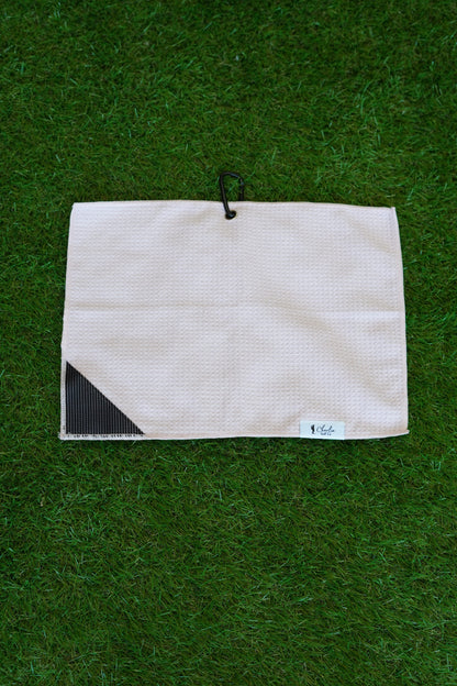 pink kids golf towel 