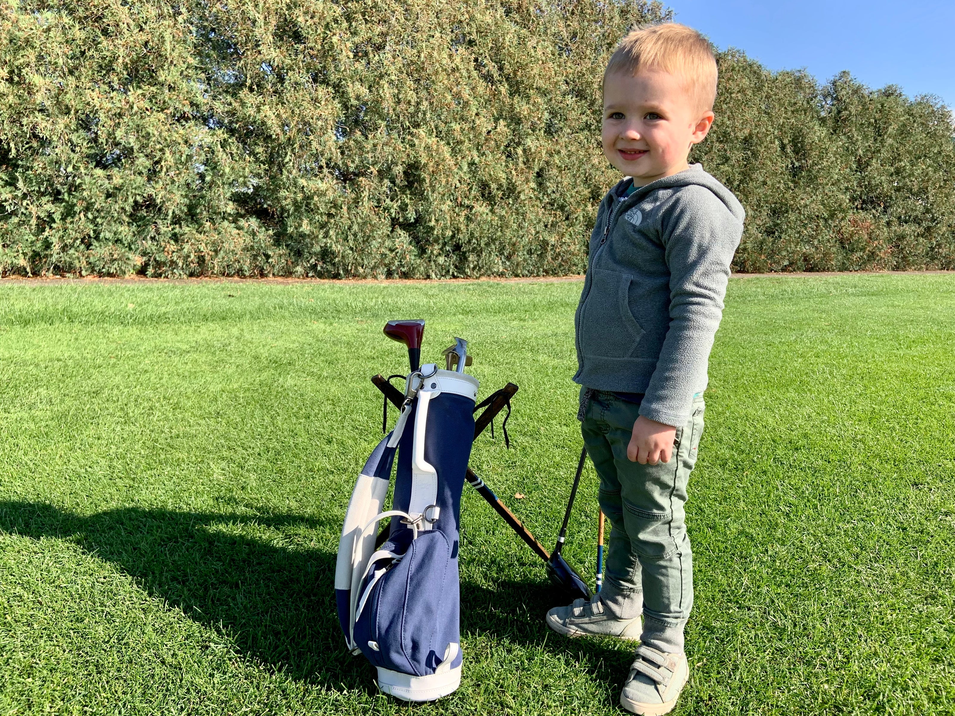 The original Charlie Golf Co blue bag