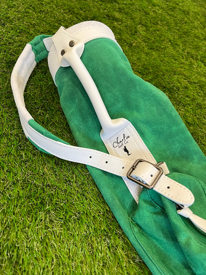 green kids golf bag