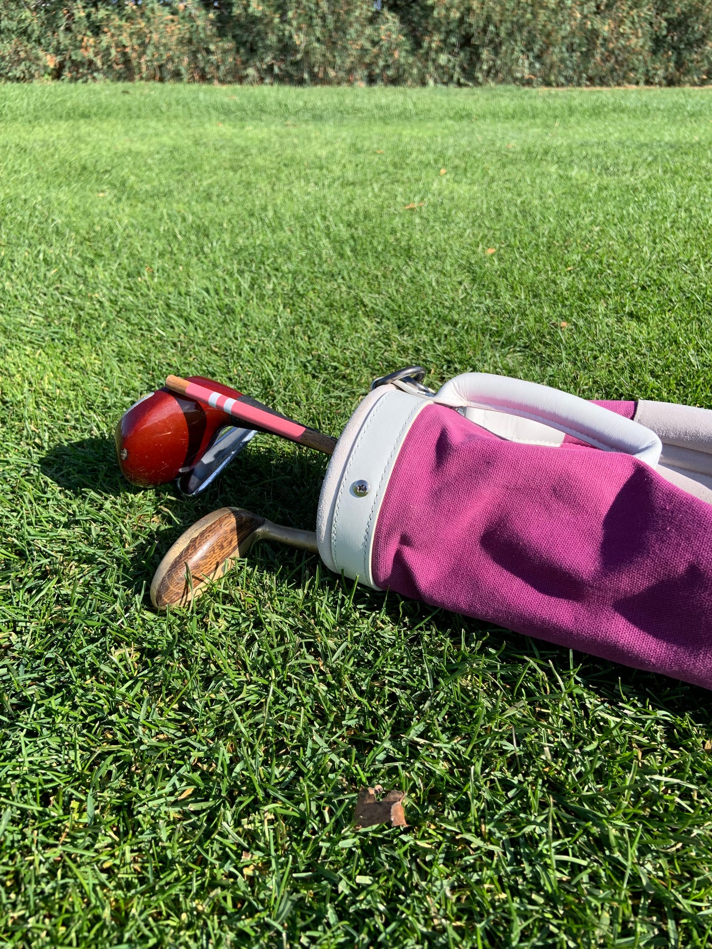 purple kids golf bag